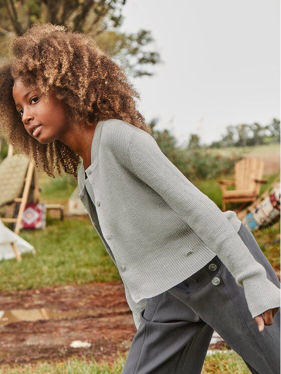 Mayoral Mayoral Cardigan 6350 Grigio Slim Fit