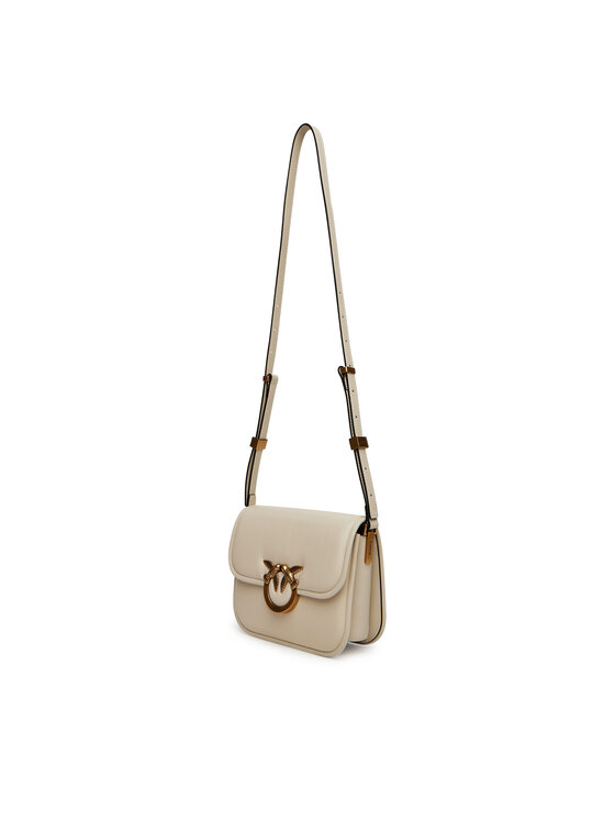 PINKO PINKO Borsetta Love Box Bag Fl Mini 104297 A26L Écru