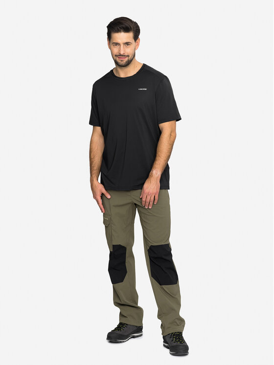Viking Viking T-Shirt Tover Czarny Regular Fit