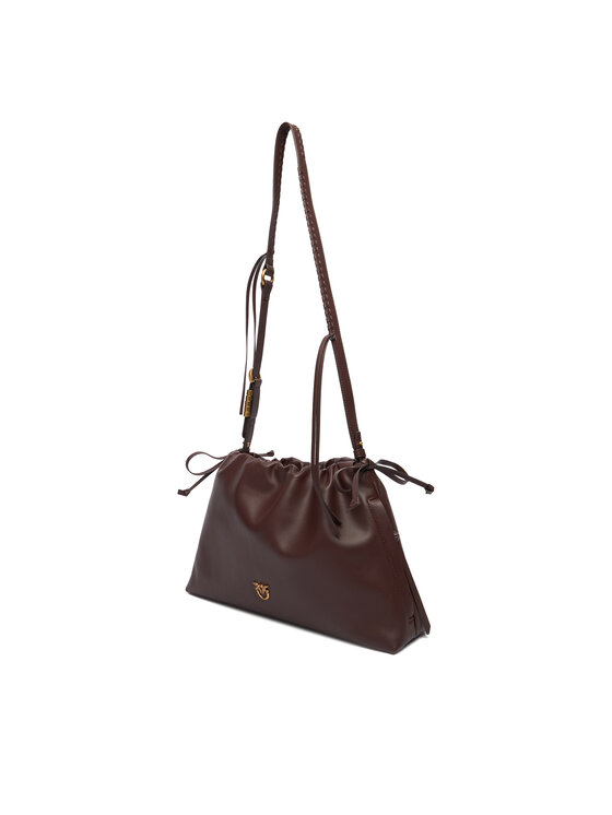 PINKO PINKO Soma Maxi Clutch+Tracolla SP Al 25-26 PLTT 105825 A0QO Brūns