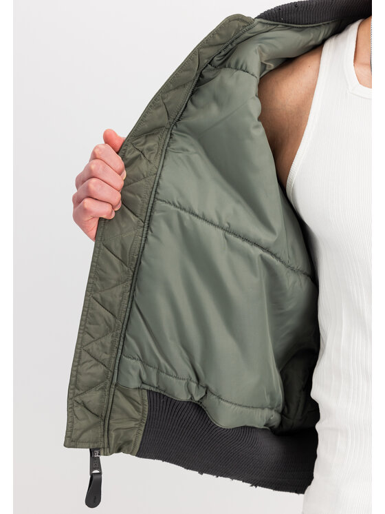 Alpha Industries Alpha Industries Kurtka bomber MA-1 Distressed Bomber Jacket Zielony Core Fit