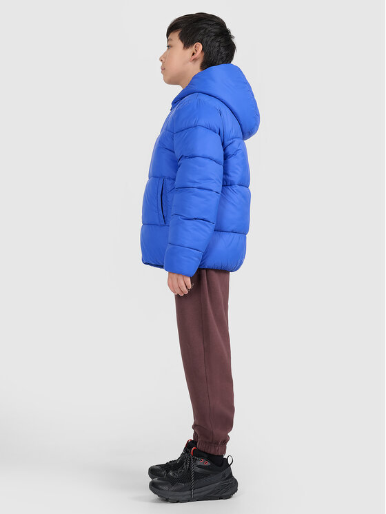4F 4F Kurtka puchowa OUTERWEAR Niebieski Regular Fit