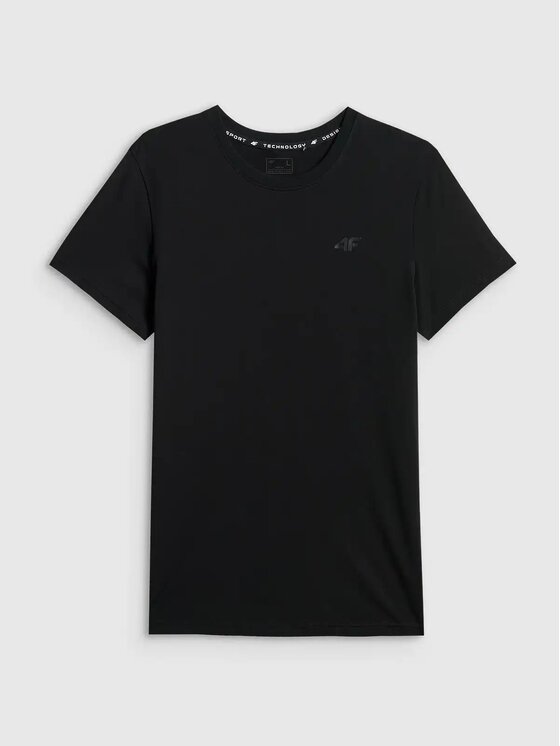 4F 4F T-Shirt 4FWMM00TTSHM3340-20S Czarny Slim Fit