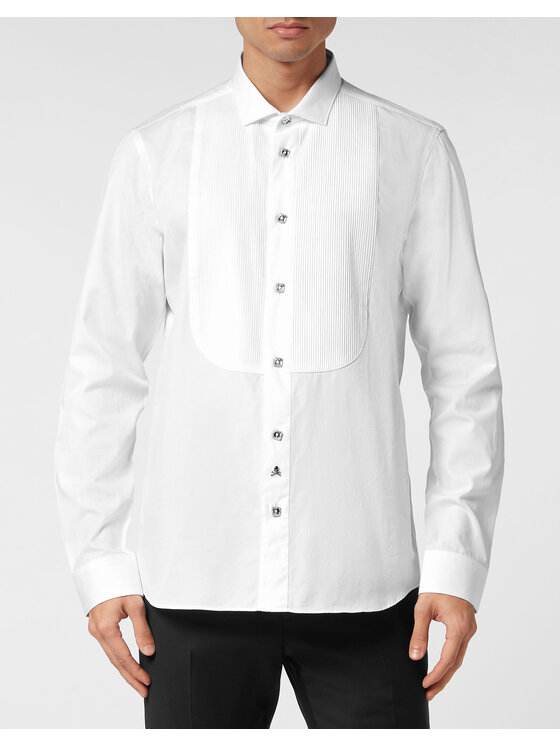 PHILIPP PLEIN PHILIPP PLEIN Koszula 3875 Biały Regular Fit