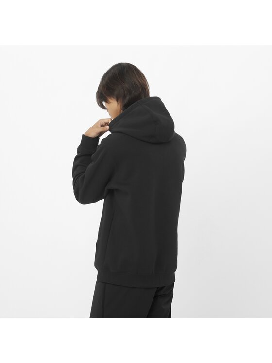 Salomon Salomon Bluza LOGO HOODIE Czarny Regular Fit