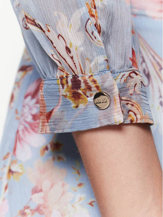 Liu Jo Liu Jo Літня сукня CA3378 TS030 Блакитний Regular Fit