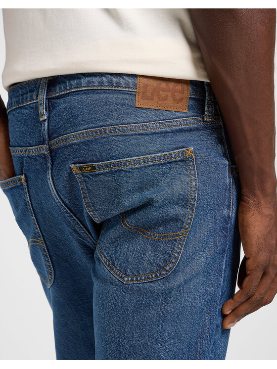 Lee Lee Jeansy LUKE Niebieski Slim Fit