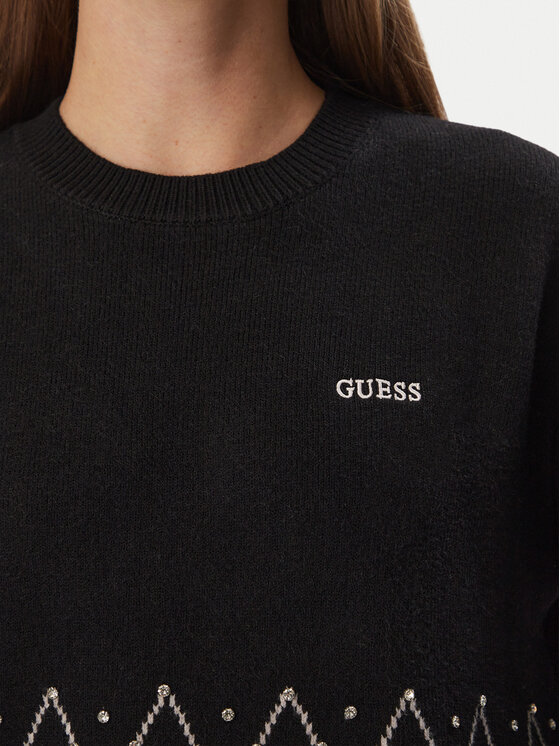 Guess Guess Светр V6BR16 Z2278 Чорний Regular Fit