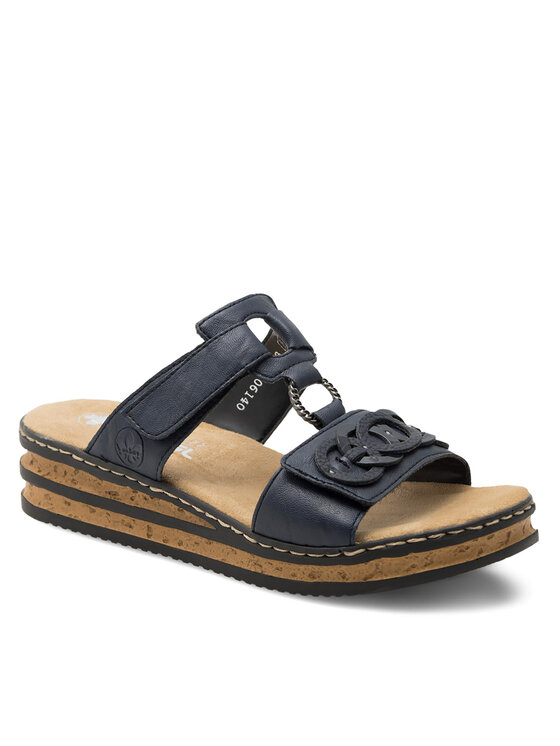 Rieker Rieker Pantoletten 62936-14 Dunkelblau