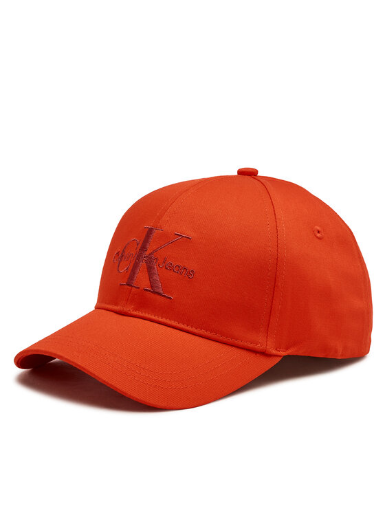 Calvin Klein Jeans Cepure ar nagu Monogram Cap K60K610280 Sarkans