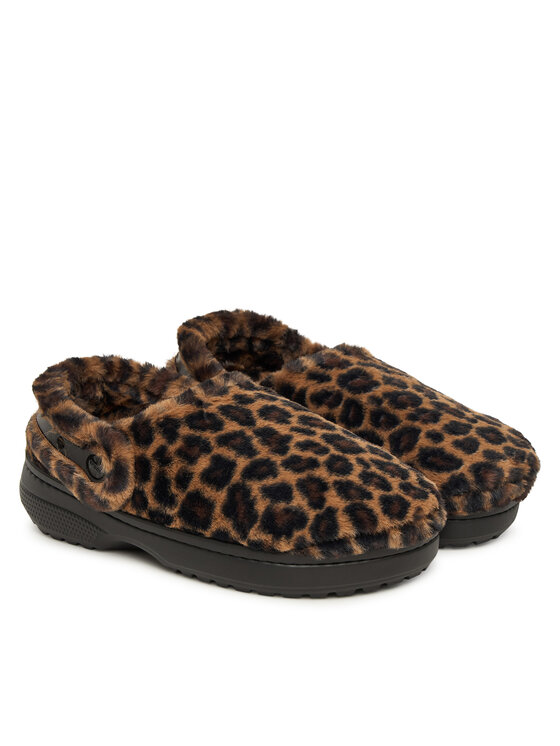 Crocs Crocs Kapcie Classic Unfurgettable Animal Clog 212002 Brązowy