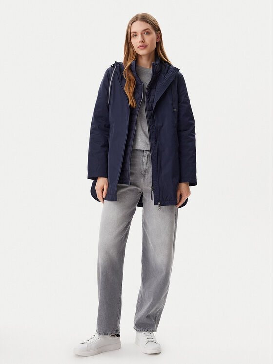 Olsen Olsen Prijelazna jakna 15101403 Tamnoplava Regular Fit