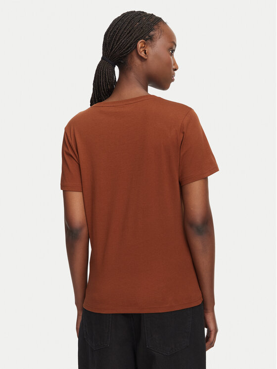 HUGO HUGO Marškinėliai Classic 50513667 Ruda Slim Fit