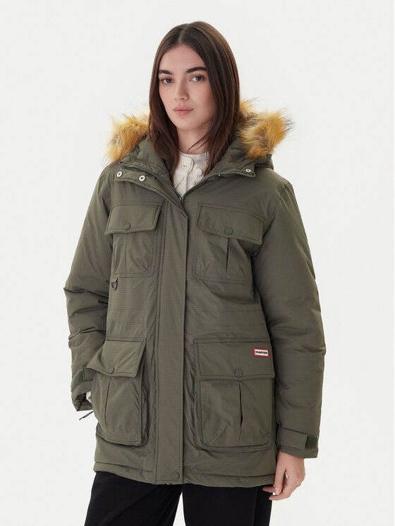 Hunter Hunter Parka Glyder HARW0014252 Zöld Regular Fit