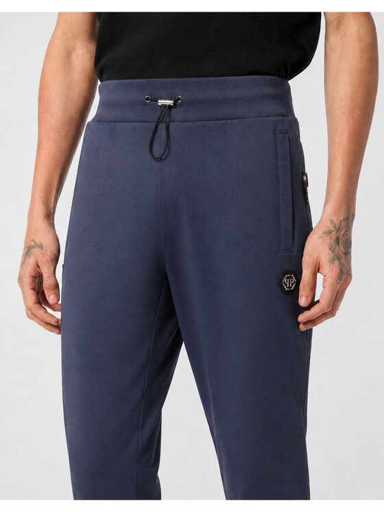 PHILIPP PLEIN PHILIPP PLEIN Teplákové kalhoty 24547 Světle modrá Jogger Fit