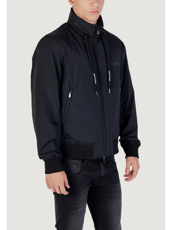 Armani Exchange Armani Exchange Giacca di pelle BLOUSON JACKET Nero Casual Fit