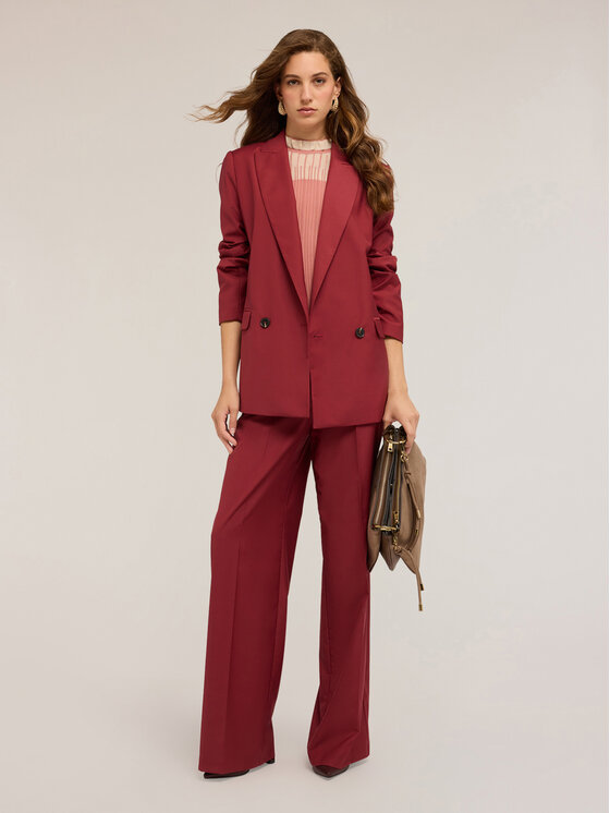 Motivi Motivi Giacca di transizione Q732Q000954N036 Bordeaux A-Line Fit