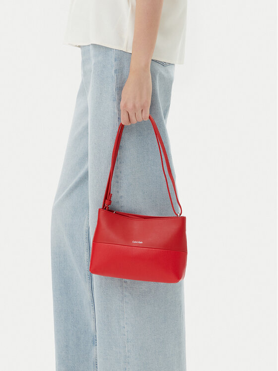 Calvin Klein Calvin Klein Torbica Ck Mixmedia Convertible Sm Bag K60K613009 Crvena