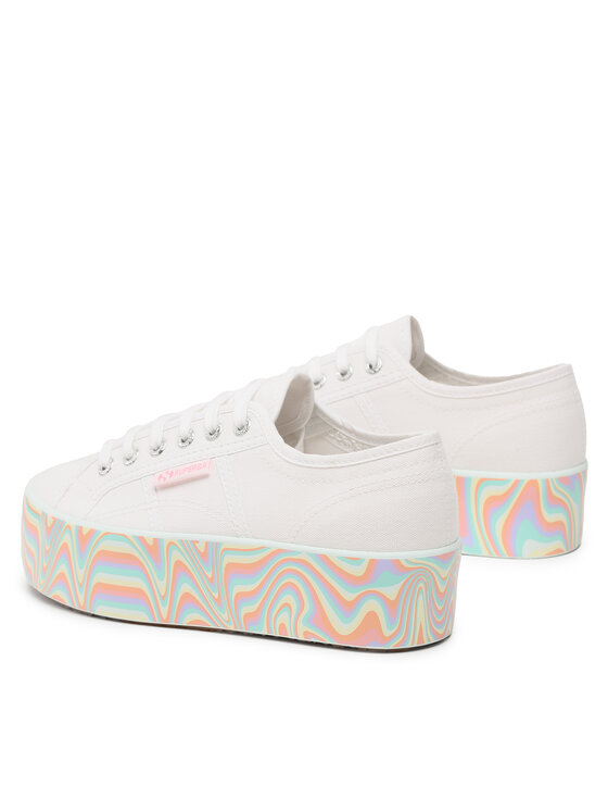 Superga rainbow top sole