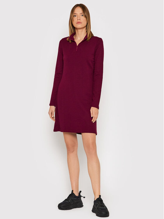 Vestito di maglia DD1GN47E Bordeaux Regular Fit