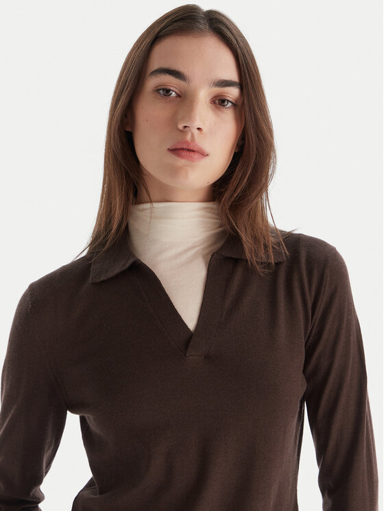 Weekend Max Mara Weekend Max Mara Svetr Cappa 2525366052 Hnědá Regular Fit