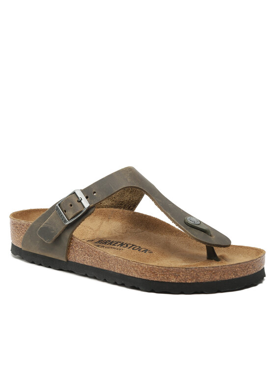 Birkenstock Birkenstock Japonki Gizeh Bs 1019327 Khaki
