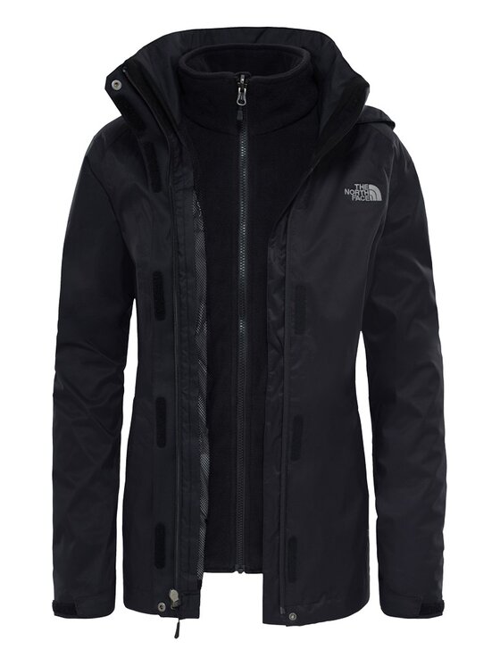 The North Face The North Face Giacca outdoor Evolve II Triclimate Jacket Nero Regular Fit