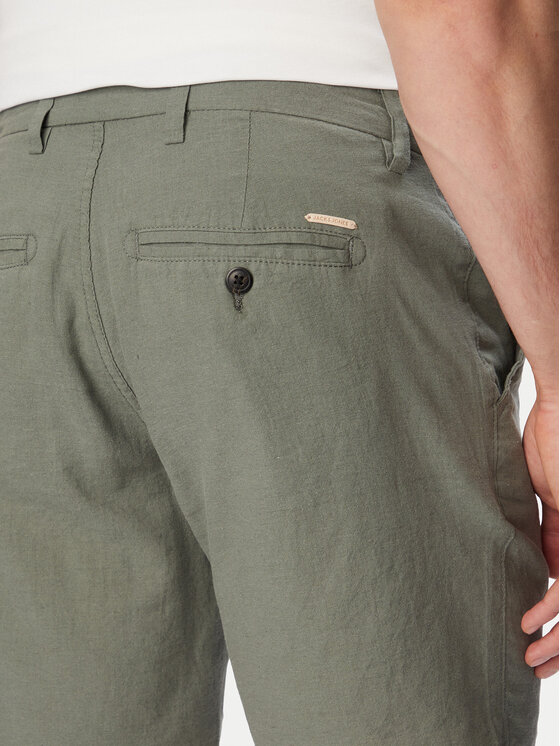 Jack & Jones Jack & Jones Auduma šorti Stace Summer 12248627 Haki Regular Fit