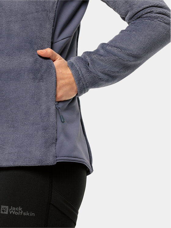 Jack Wolfskin Jack Wolfskin Fleece Rotwand Fz 1711421 Σκούρο μπλε Regular Fit