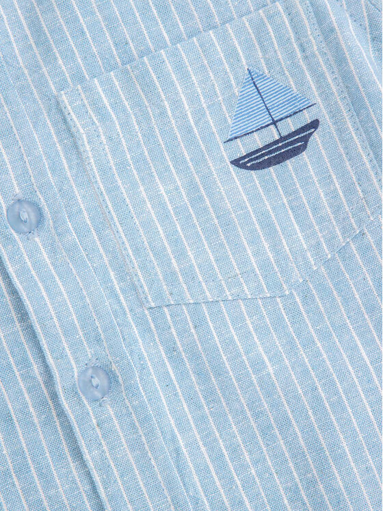 Coccodrillo Coccodrillo Camicia WC5136201HBN Celeste Regular Fit