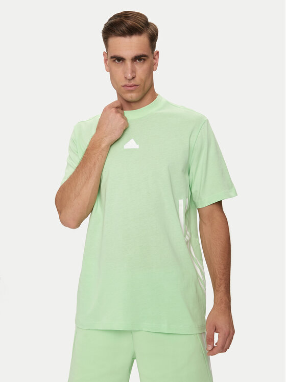 Férfi Póló adidas, Méret: L, Zöld, Future Icons 3-Stripes IR9169