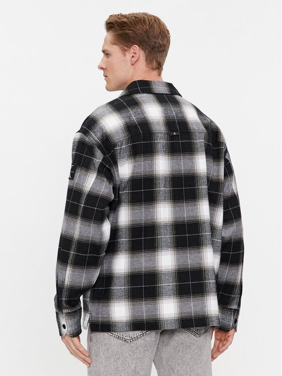 Calvin Klein Jeans Calvin Klein Jeans Košeľa Check Shirt J30J324611 Čierna Regular Fit
