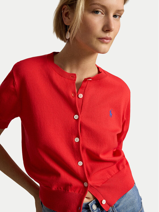 Polo Ralph Lauren Polo Ralph Lauren Kardigan 211A12718002 Crvena Regular Fit