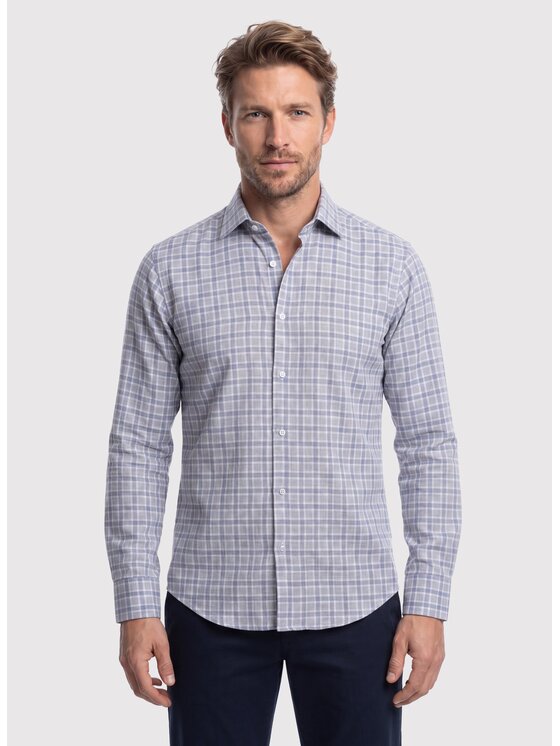 Pako Lorente Pako Lorente Koszula P26WF-1X-024 Szary Slim Fit