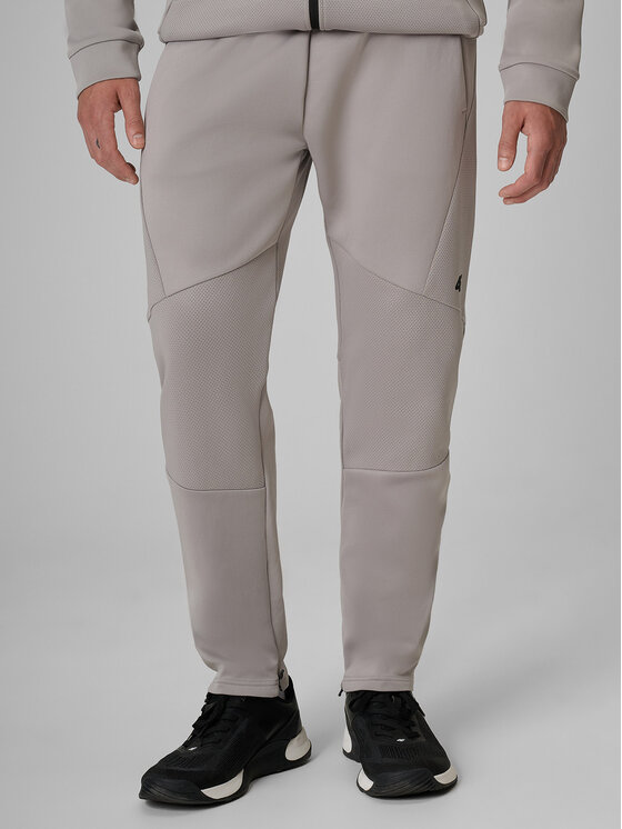 4F 4F Spodnie dresowe CORE SYSTEM Szary Regular Fit