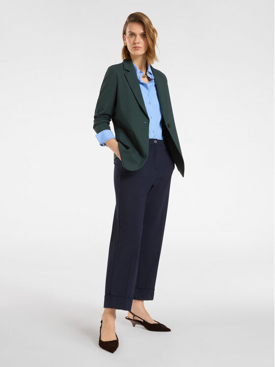 Elena Mirò Elena Mirò Pantaloni di tessuto P801P000340N034 Blu Regular Fit