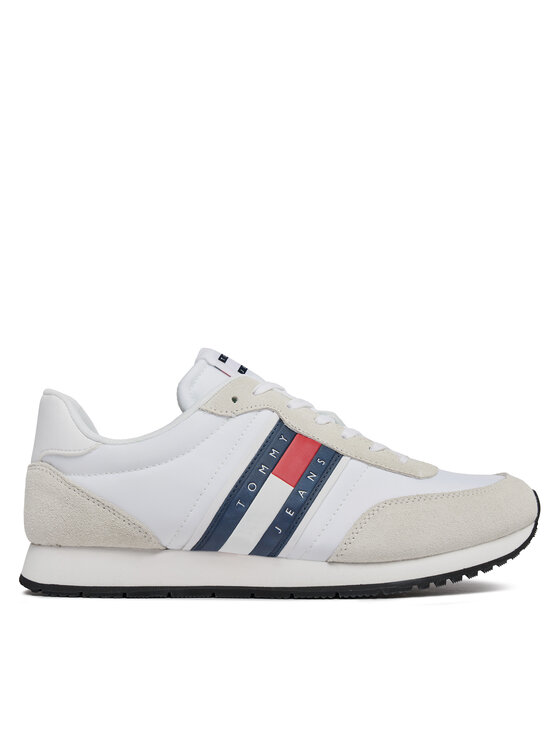 Tommy Jeans Tommy Jeans Sneakersy Tjm Runner Casual Ess EM0EM01351 Bílá