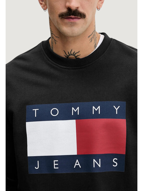 Tommy Jeans Tommy Jeans Μπλούζα DM0DM22643 Μαύρο Casual Fit