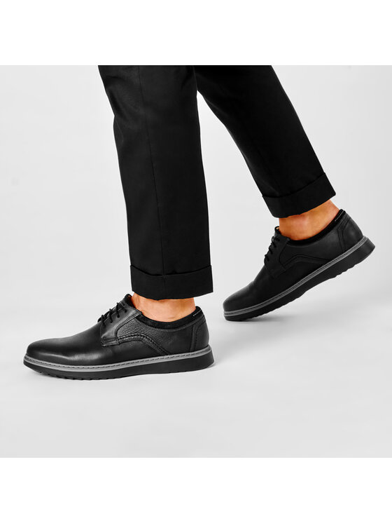 Clarks un geo lace black hot sale