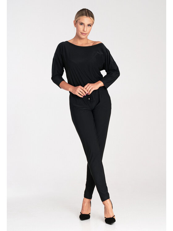 FIGL FIGL Overal M1030 Čierna Regular Fit