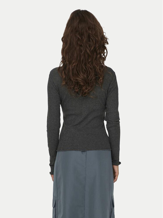 ONLY ONLY Bluzka Carlotta 15291987 Szary Regular Fit