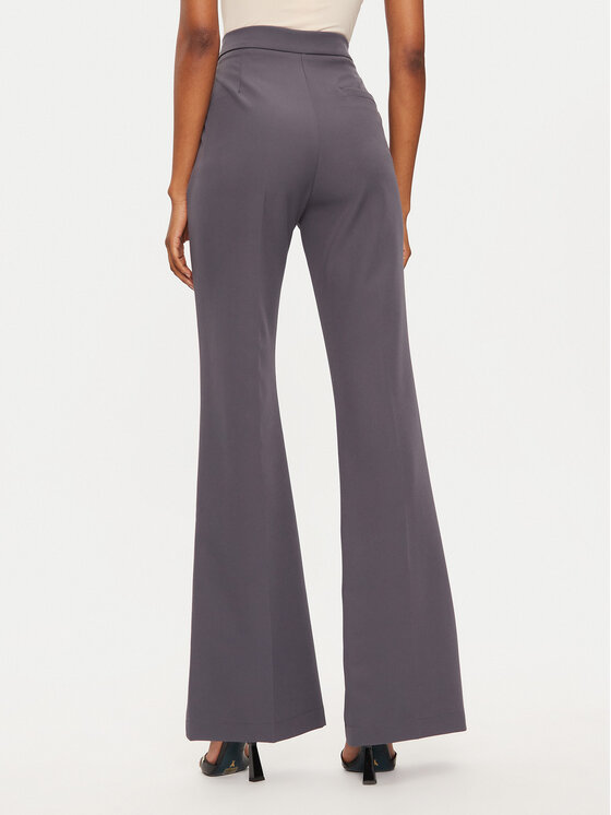 Maryley Maryley Pantaloni di tessuto 24IB587/43ST Grigio Regular Fit