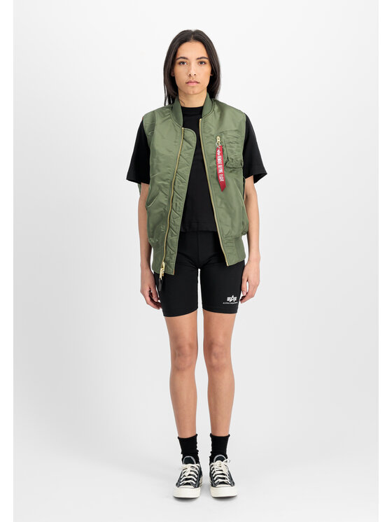 Alpha Industries Alpha Industries Kamizelka MA-1 Vintage Vest Zielony Core Fit