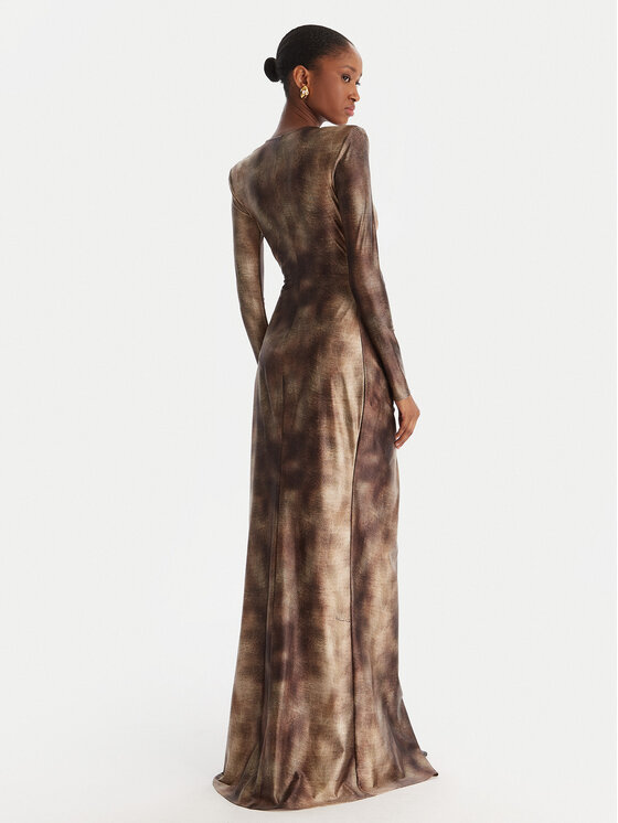 Elisabetta Franchi Elisabetta Franchi Вечірня сукня AB-R35-57E2-V840 Коричневий Slim Fit