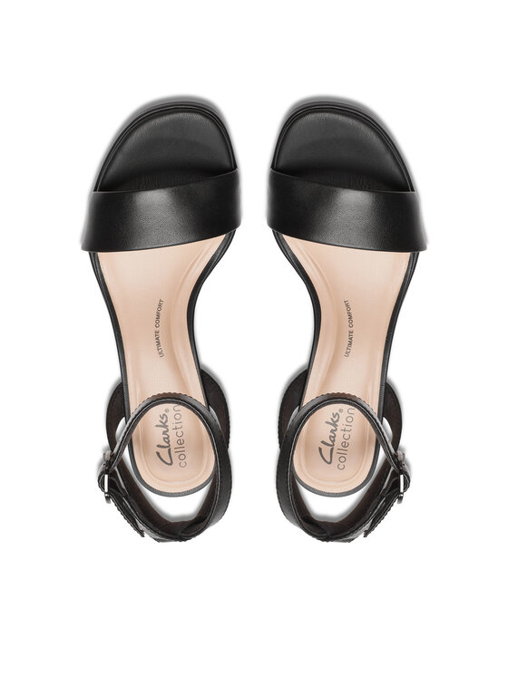 Clarks Clarks Sandale AmbyrLyn Bay 26177005 Crna