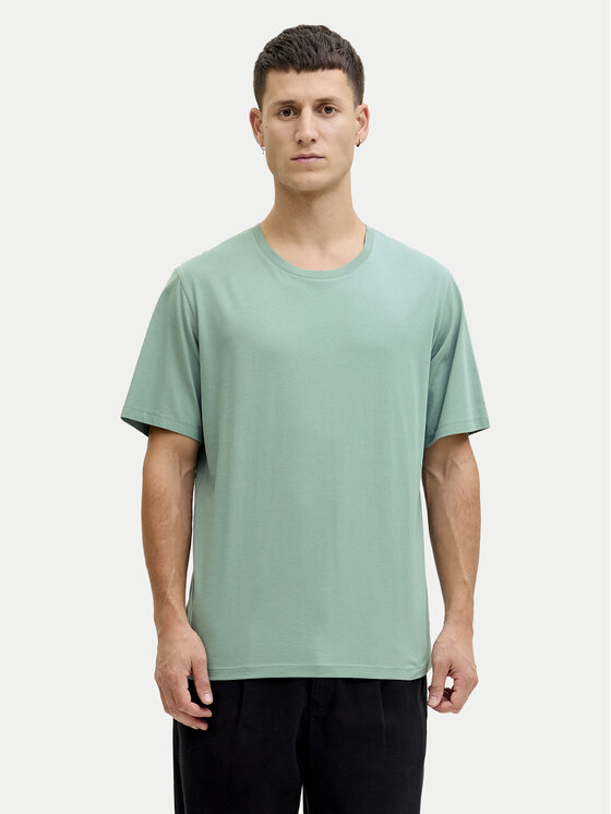 Jack & Jones Jack & Jones T-krekls Oragnic Basic 12156101 Zaļš Regular Fit