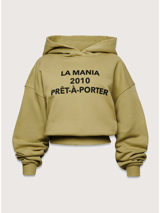 La Mania La Mania Felpa TAYLA Verde Classic Fit