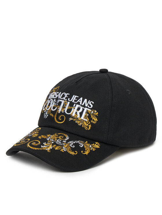 Versace Jeans Couture Versace Jeans Couture Czapka z daszkiem 78VAZK17 Czarny
