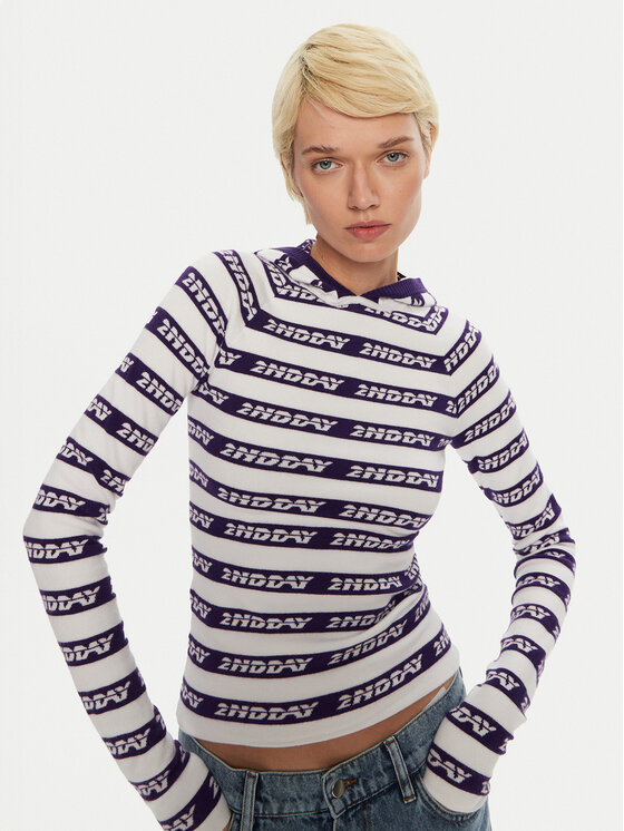 2NDDAY 2NDDAY Pullover Conner 2245342404 Blau Slim Fit