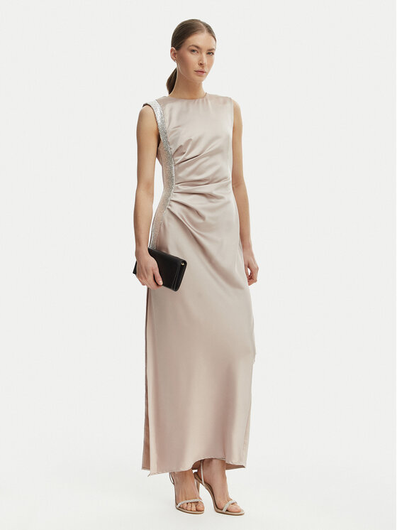 Rinascimento Rinascimento Abito da sera CFC0127548003 Beige Regular Fit